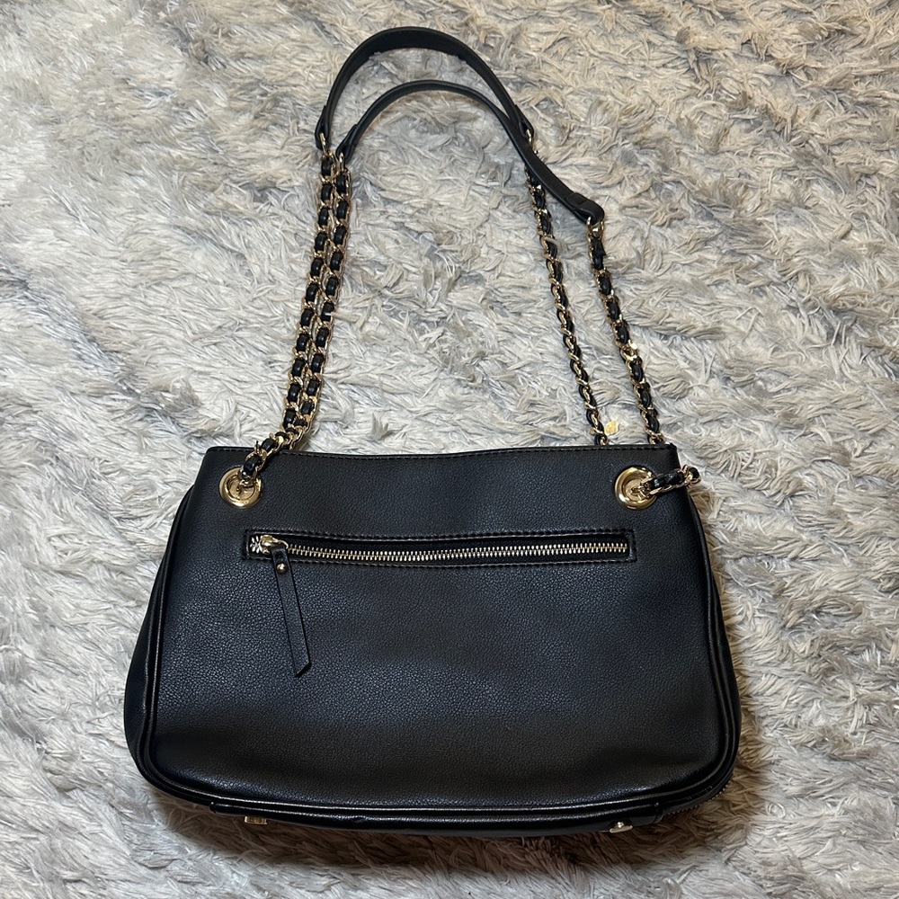 INC Elegant Black Chain Strap Women's Bag